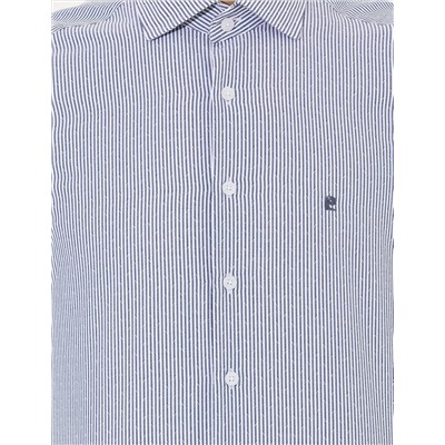 Lacivert Slim Fit Uzun Kollu Gömlek