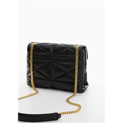 Bolso acolchado solapa