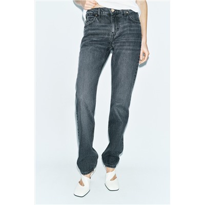 ZW COLLECTION STRAIGHT LOW-RISE JEANS