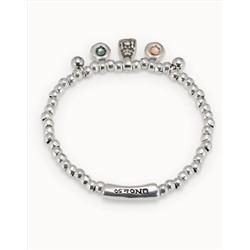 Pulsera bañada en plata de ley