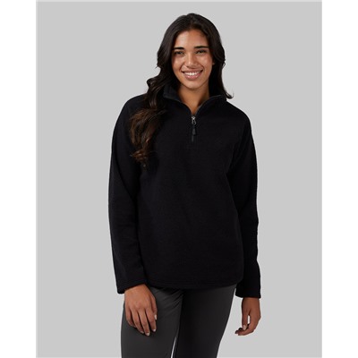 WOMEN'S SHORTHAIR SHERPA 1/4 ZIP TOP