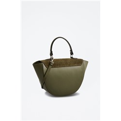 Bolso de piel Votti Verde botella