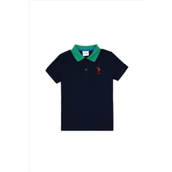 Erkek Çocuk Lacivert Polo Yaka Tişört