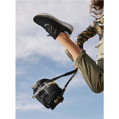 MICHAEL MICHAEL KORS Finch Canvas and Leather Lace-Up Sneaker