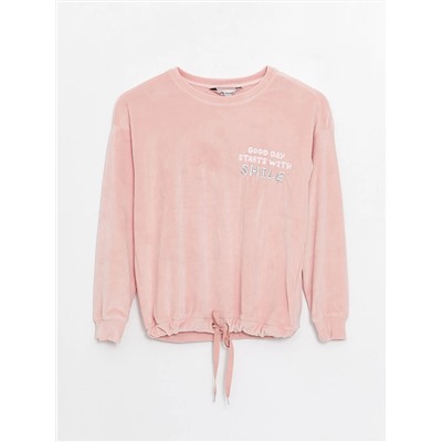 LC Waikiki Bisiklet Yaka Nakışlı Uzun Kollu Kadife Kadın Pijama Takımı, LCW DREAM                                            
                                            Bisiklet Yaka Nakışlı Uzun Kollu Kadife Kadın Pijama Takımı