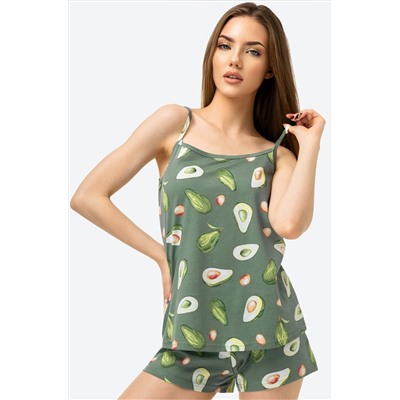 Женская пижама с шортами Happyfox