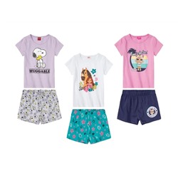Mädchen Shorty Pyjama, aus reiner Baumwolle