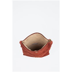 Bandolera de nobuk Alzano Teja