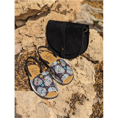 Avarca menorquina · 412AVZ+PELLE · 2703 (350) Negro АКЦИЯ