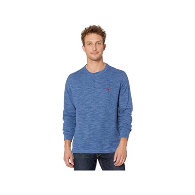 U.S. POLO ASSN. Space Dye Thermal Henley