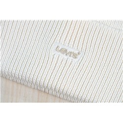 Зимняя теплая хлопковая шапка с вышитыми буквами и объемной вязкой LACOST*E ОРИГИНАЛ!