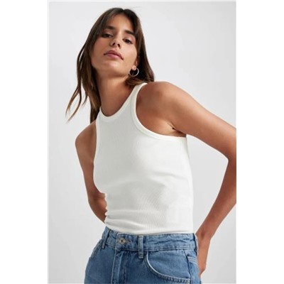 Defacto Slim Fit Halter Yaka Fitilli Kaşkorse Atlet X6705AZ22SM