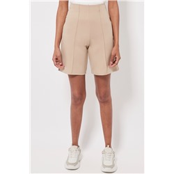 Bermudas cintura alta Beige