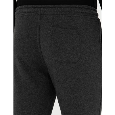 Antrasit Melanj Slim Fit Eşofman Altı