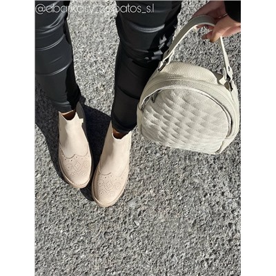 AB.Zapatos 609 New R BEIG+AB.Z · Pelle · mochila 421 (650)