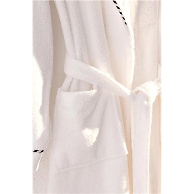 Jack Şalyaka Unisex %100 Pamuk Bornoz Set