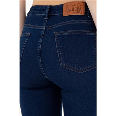 Kadın Koyu Mavi Toothpick Fit Jean Pantolon