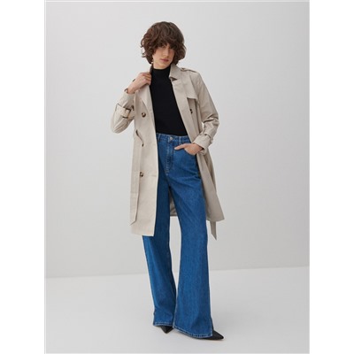 Trenchcoat mit Gürtel