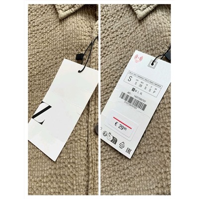 Мужская свободная рубашка casual   ZAR*A