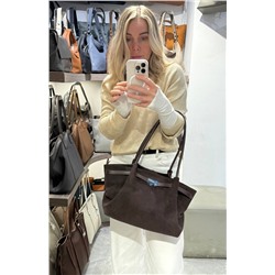 Сумка женская натуральная замша арт. 66083 Размер : 35*12*24