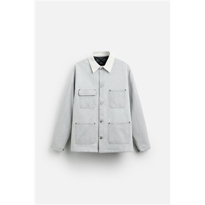 CHAQUETA DENIM CUELLO CONTRASTE LIMITED EDITION