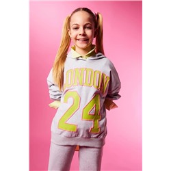 Defacto Kız Çocuk Oversize Fit Kapüşonlu Sweatshirt Z7848A623SP