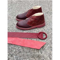 Ab. Zapatos 4525 Burdeos+Ab.Z cinturón 130 napa Burdeos АКЦИЯ