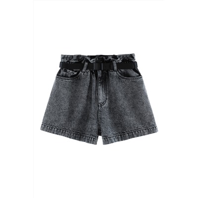Short vaquero Negro