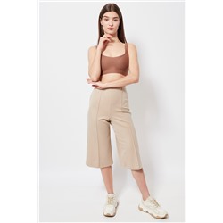 Culotte cintura alta Beige