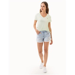 TONAL V-NECK T-SHIRT