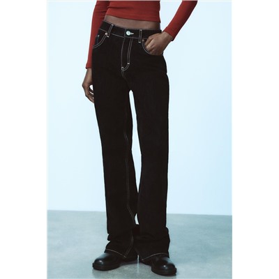 TRF BALLOON FLOCK JEANS