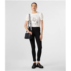 PUFF SLEEVE WHIMSY LOGO TEE