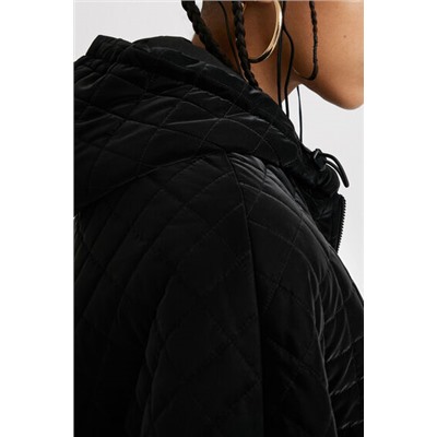 Poncho acolchado capucha
