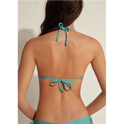 Triangel-Bikinioberteil mit Wattierung Indonesia Eco