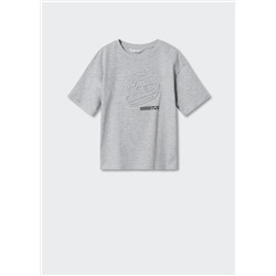 Camiseta estampada detalle relieve -  Niño | MANGO OUTLET España