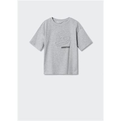Camiseta estampada detalle relieve -  Niño | MANGO OUTLET España