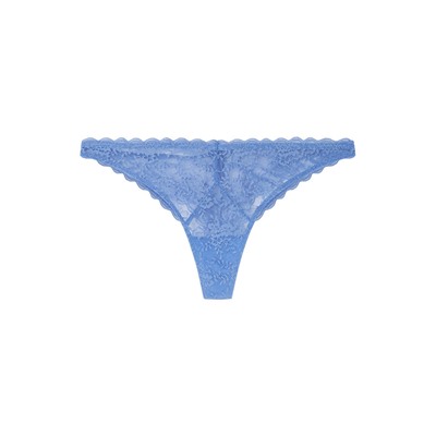 Tanga encaje azul