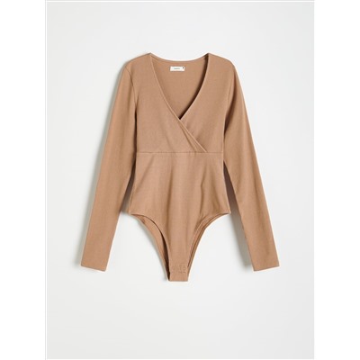 Body Aus Ripp-Jersey