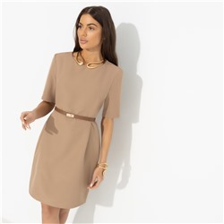 Платье базовое, Виртуальные будни (beige)