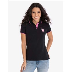 MULTITONAL LOGO SOLID POLO SHIRT