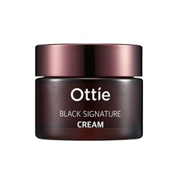 Black Signature Cream, Премиальный крем с муцином черной улитки