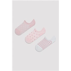 Penti, Pinky Heart 3lü Sneaker Çorap