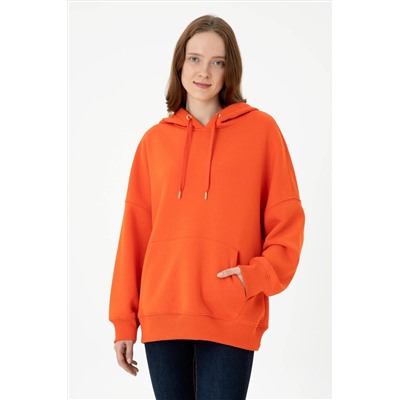 Kadın Turuncu Sweatshirt