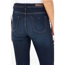 Kadın Koyu Mavi Skinny Fit Jean Pantolon