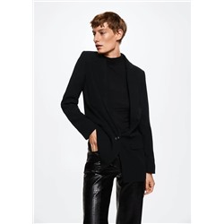 Americana traje fluida -  Mujer | MANGO OUTLET Melilla