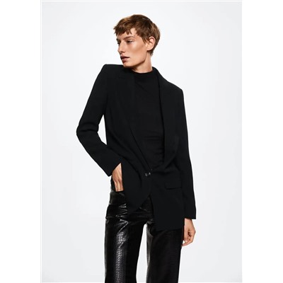 Americana traje fluida -  Mujer | MANGO OUTLET Melilla