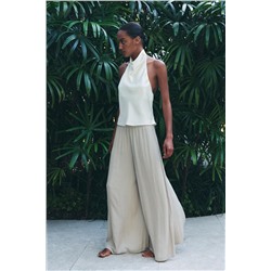 SATIN PAREO TROUSERS