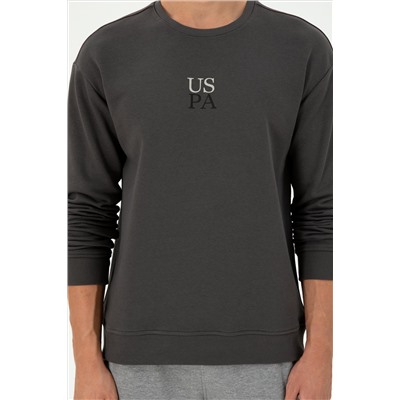 Erkek Antrasit Basic Sweatshirt