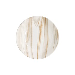 Тарелка суповая, 19х5 см, фарфор P, белая, мрамор, Royal Marble, 62768