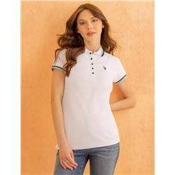 PRINCESS SIDE SEAM TIPPED POLO SHIRT